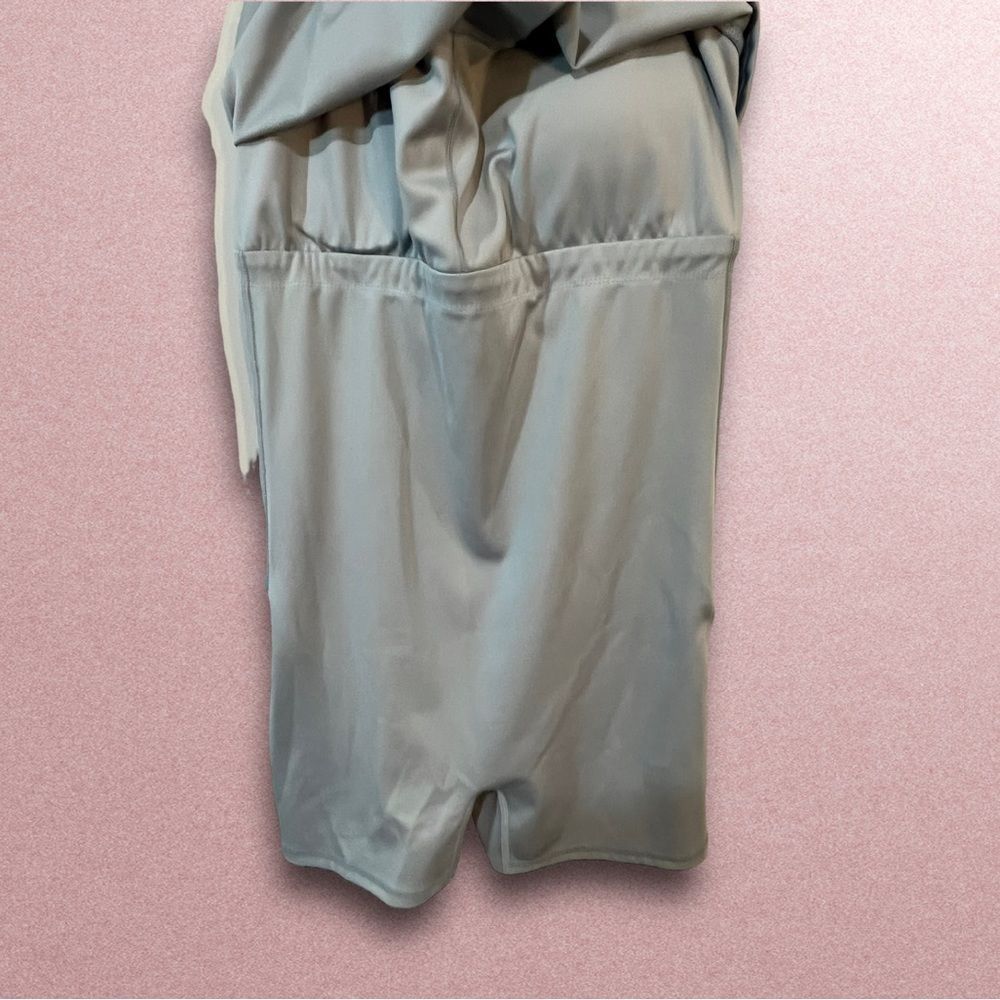 Aeropostale size XL romper/dress combo in cute dusty blue EUC - Picture 6 of 16